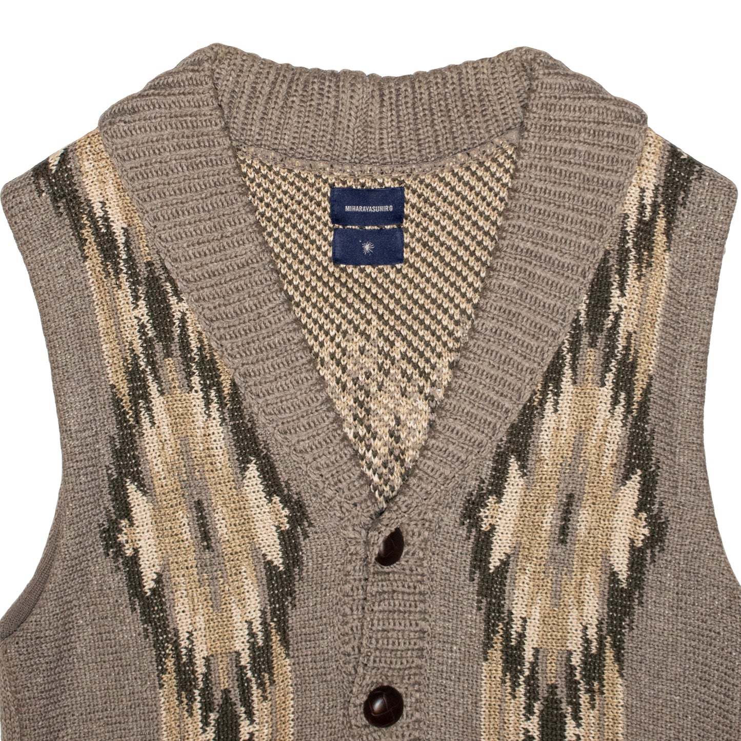 Miharayasuhiro Distressed Ortega Knit Vest