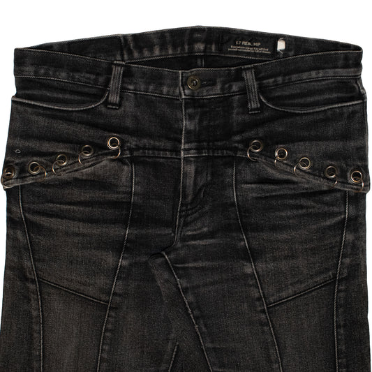 L7 Real Hip Paneled Ring Denim