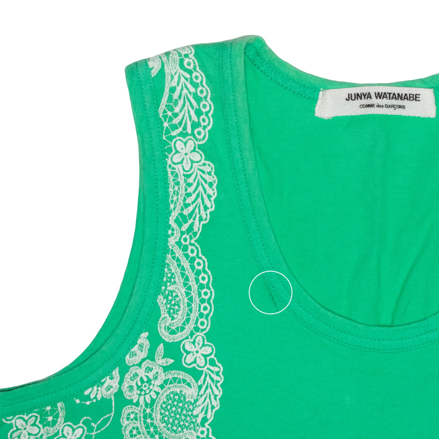 Junya Watanabe Paisley Tank Top – AD2006