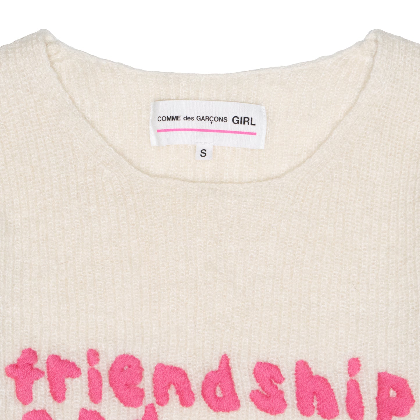 Comme des Garçons GIRL Friendship and Youth Energy Mohair Knit Sweater – AD2015