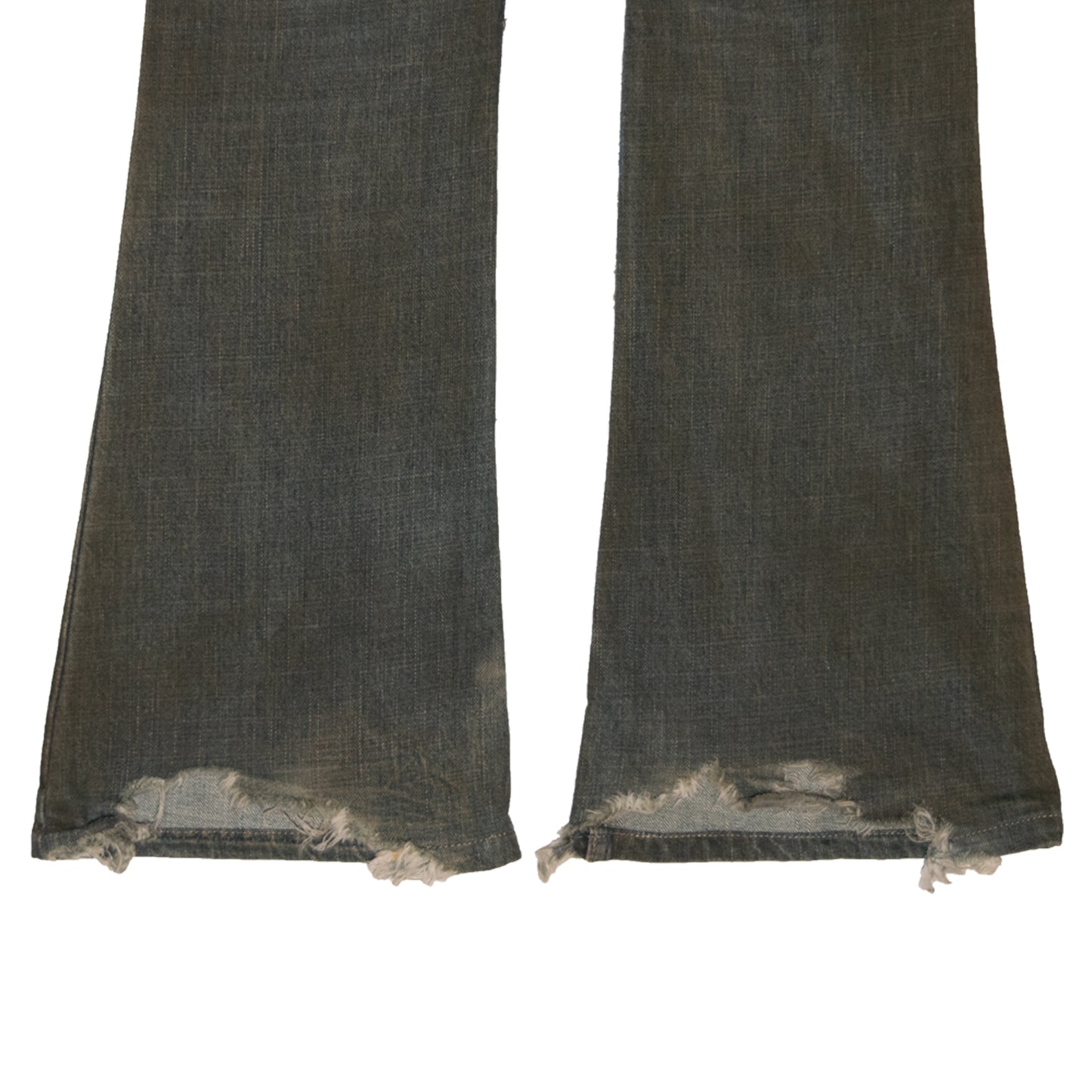 L.G.B. Mudwash Distressed Flared Denim