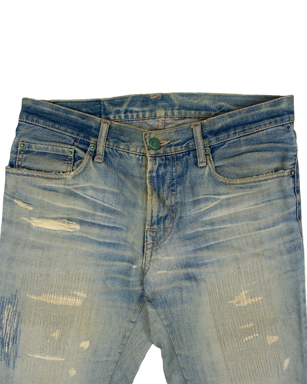 PPFM Distressed Repair Denim