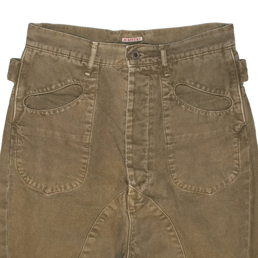 Kapital Clinch Back Paneled Work Pants