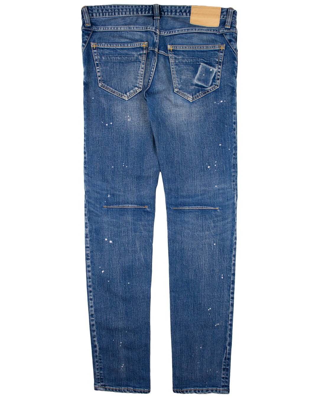 Number (N)ine Distressed Paint Splatter Denim