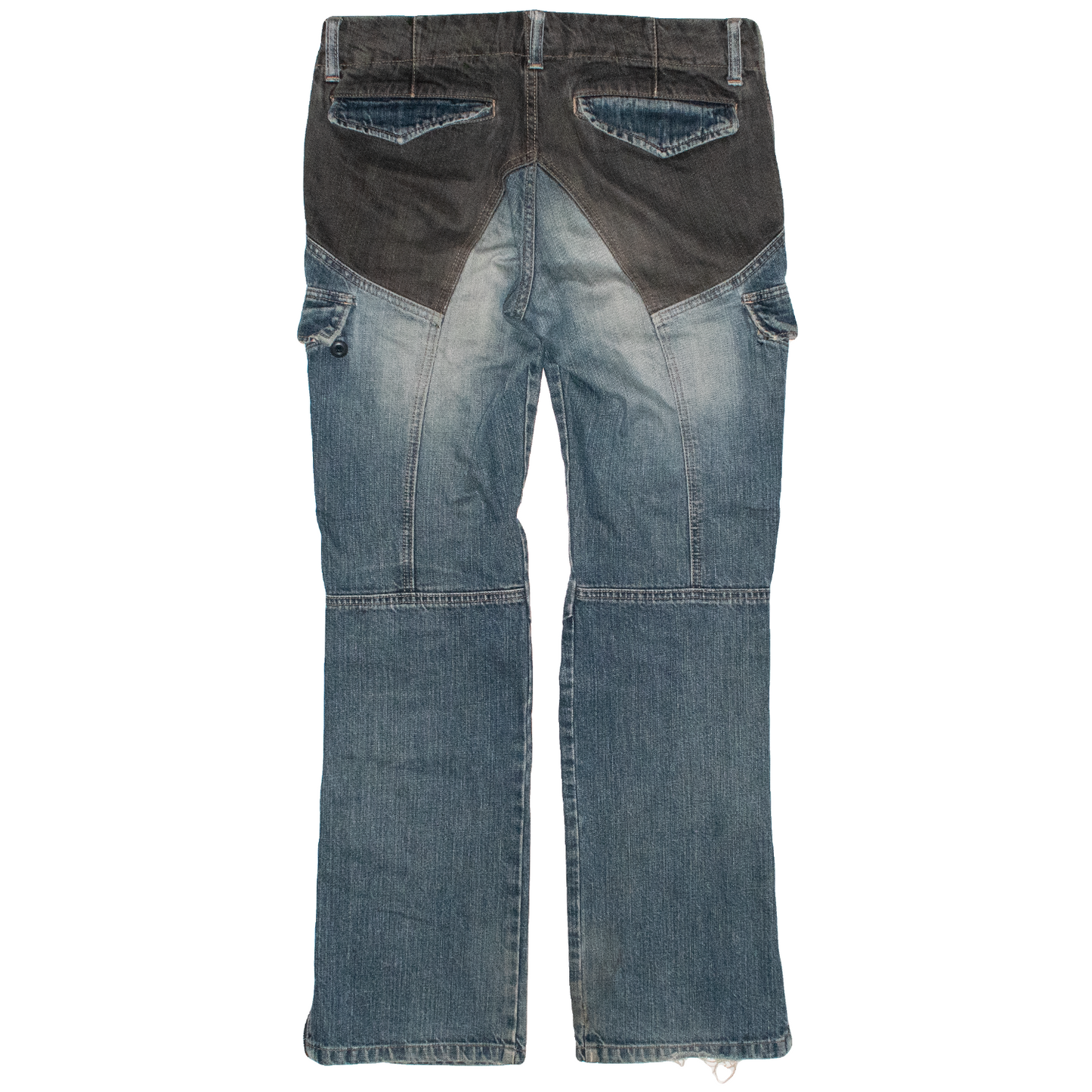 PPFM Paneled Flared Denim