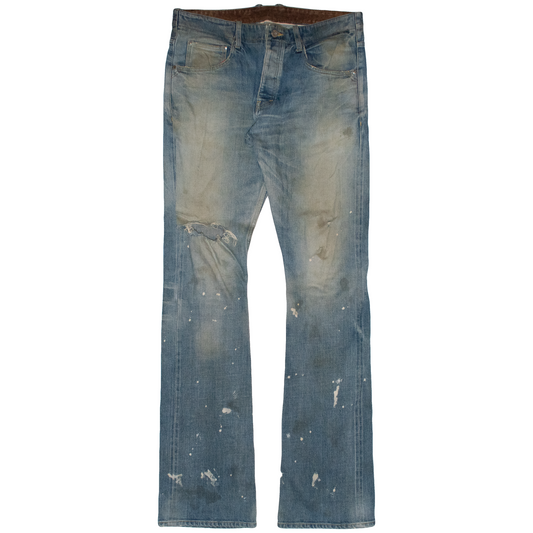Isamu Katayama Backlash Distressed Painter Denim