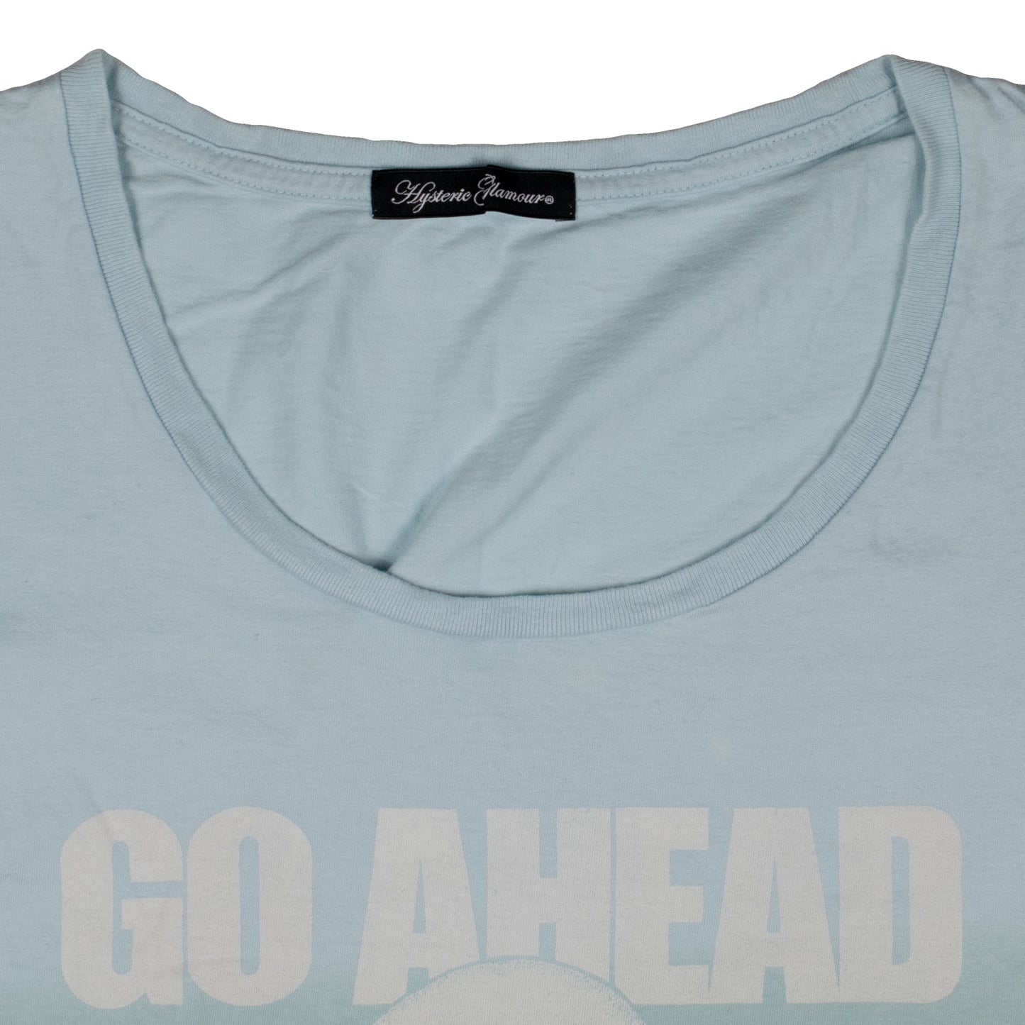 Hysteric Glamour Gradient Make My Day Tee