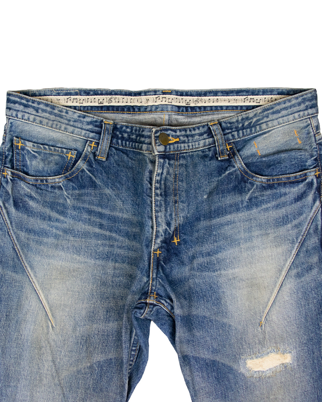 Number (N)ine Distressed Repaired Denim – SaolMortem