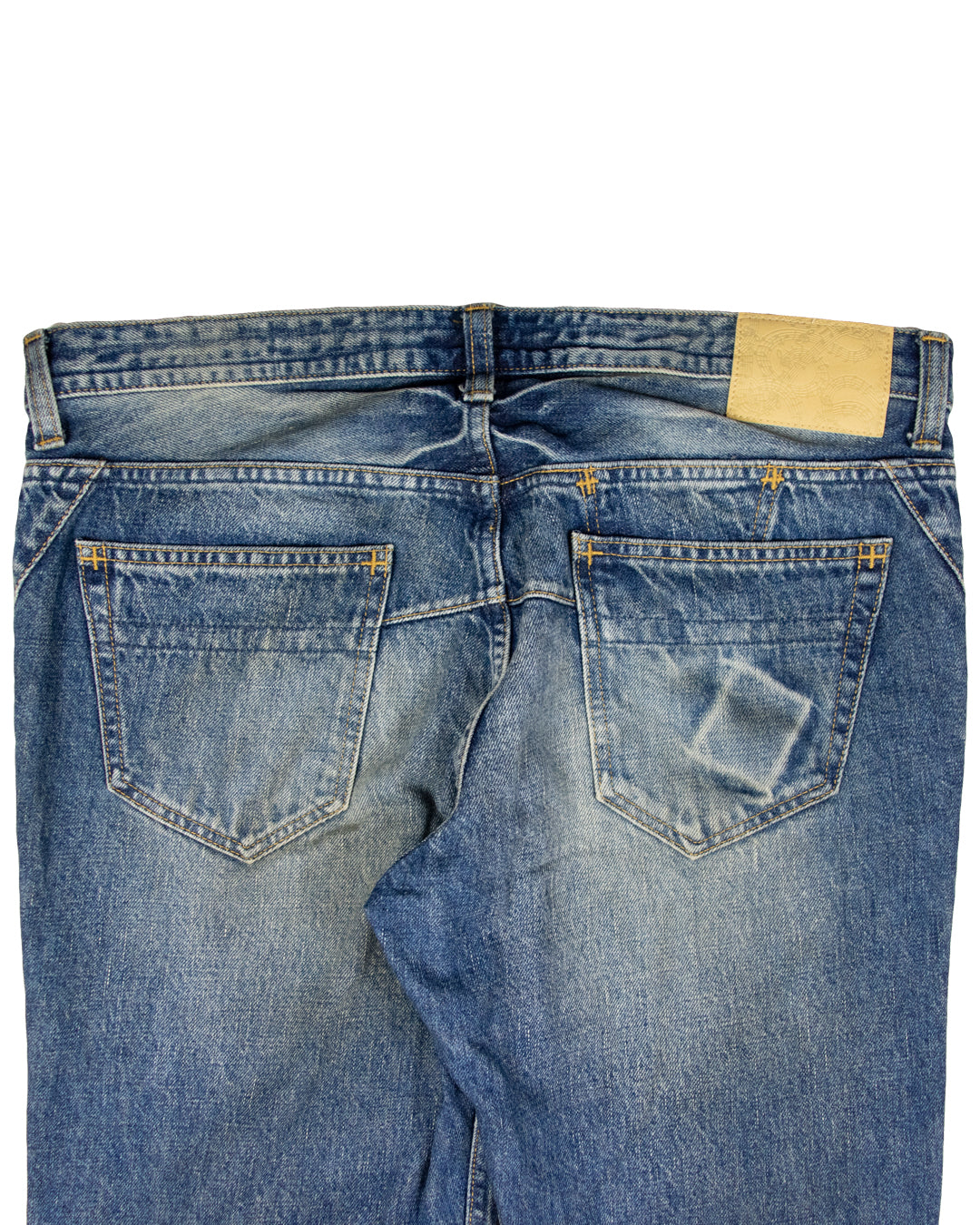 Number (N)ine Distressed Repaired Denim