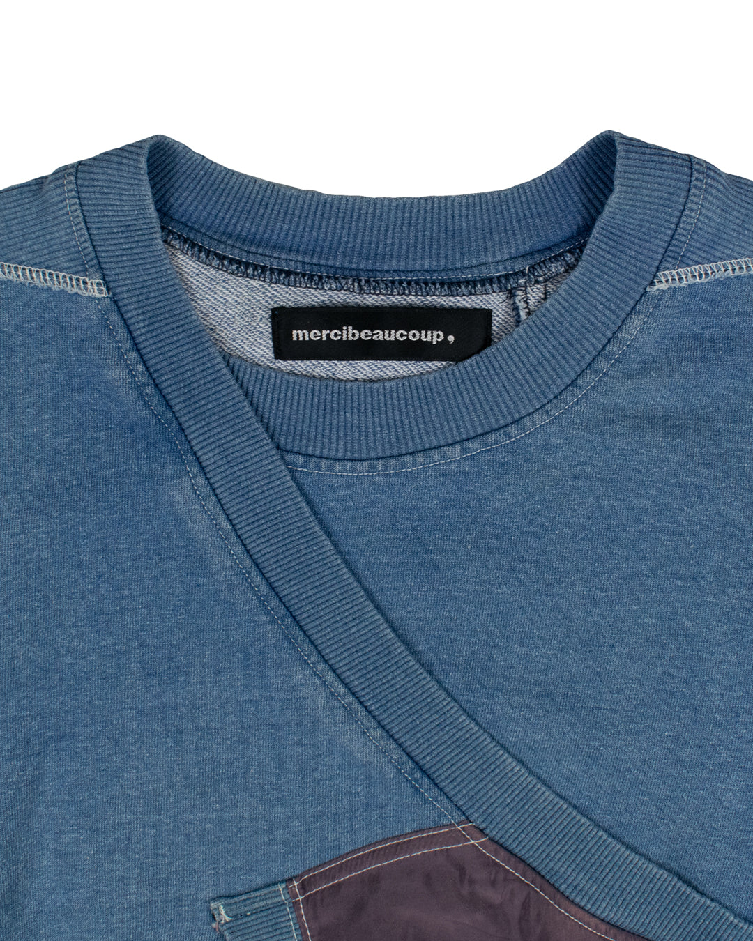 Mercibeaucoup Reconstructed Hybrid Crewneck