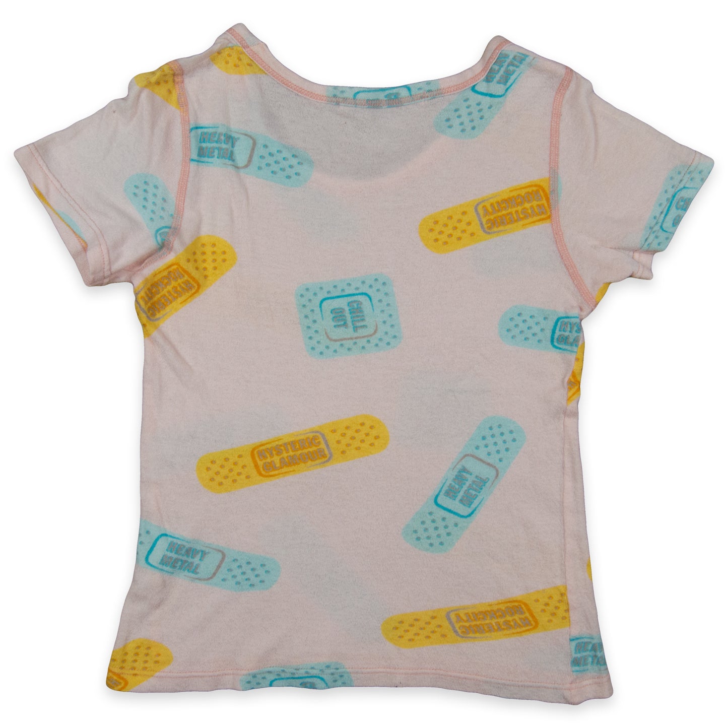 Hysteric Glamour Bandaid All Over Print Terry Cloth Tee