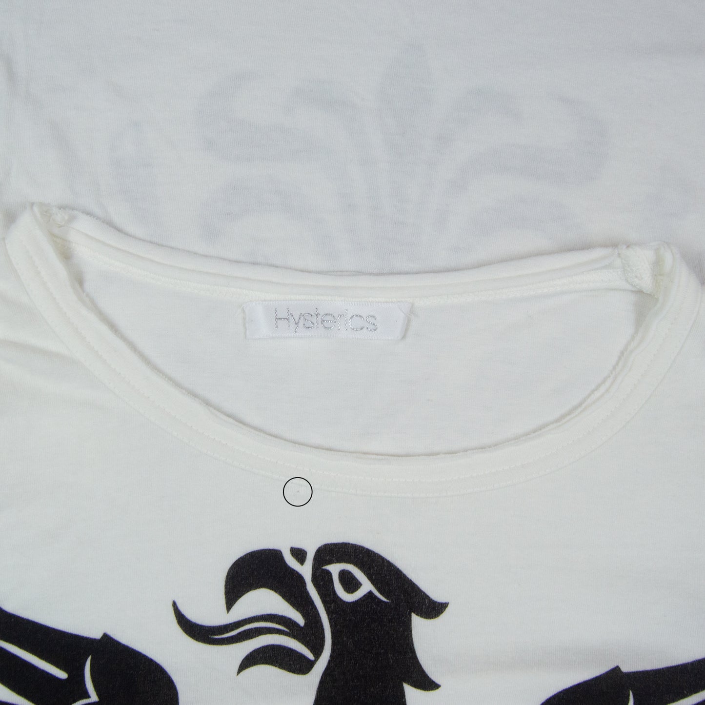 Hysteric Glamour Insignia Lace Up Long Sleeve Tee