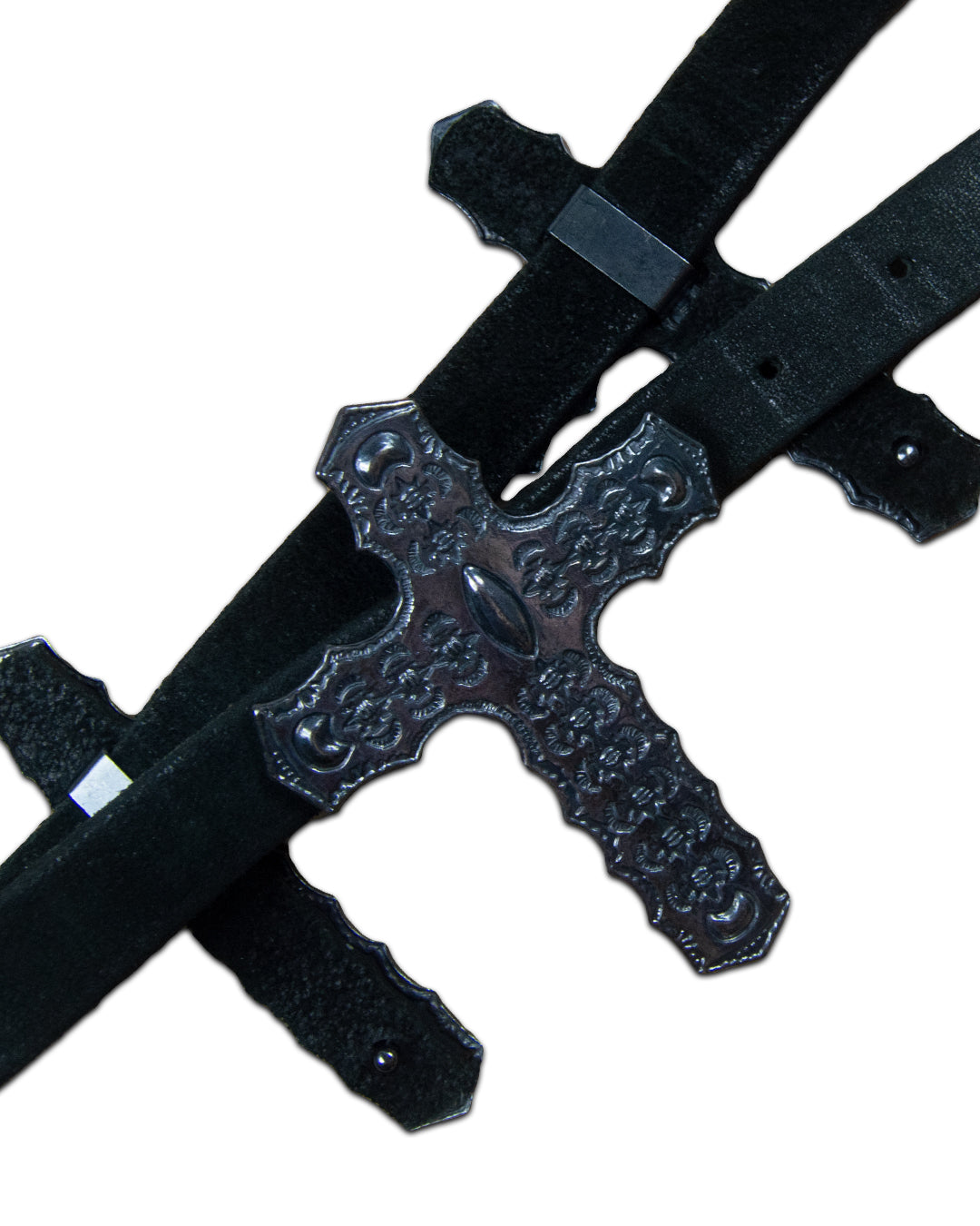 L.G.B ルグランブルー CONCHO×CROSS Belt 十字架 ベルト L.G.B Cross Relic Leather Belt – SaolMortem