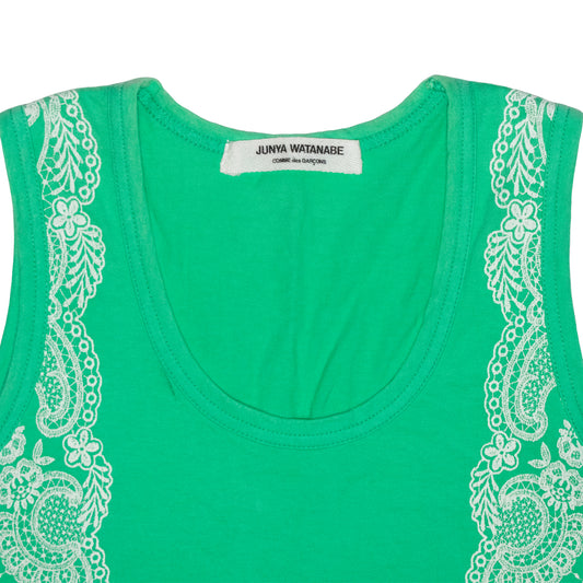 Junya Watanabe Paisley Tank Top – AD2006