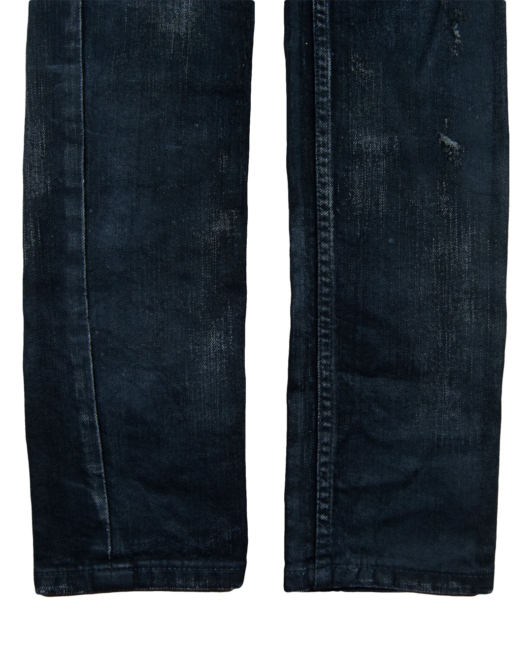 L.G.B. Waxed Distressed Skinny Jeans