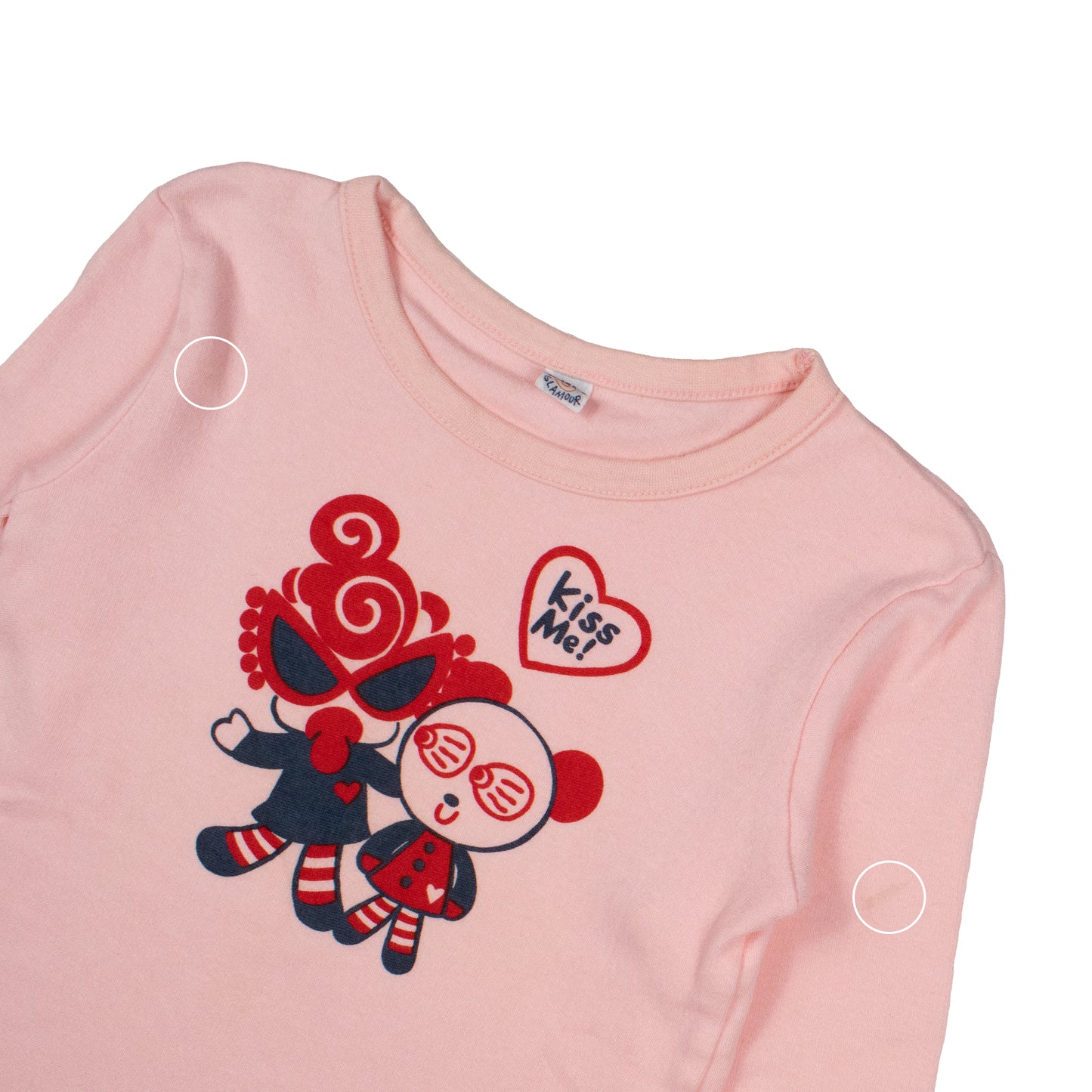 Hysteric Mini Kiss Me Long Sleeve Tee