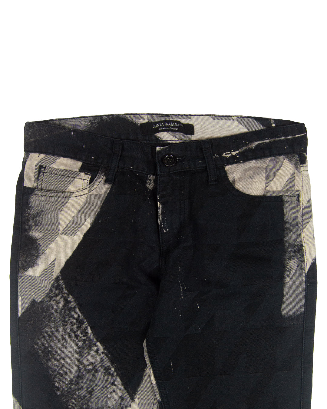 Junya Watanabe Geometric Cropped Pants