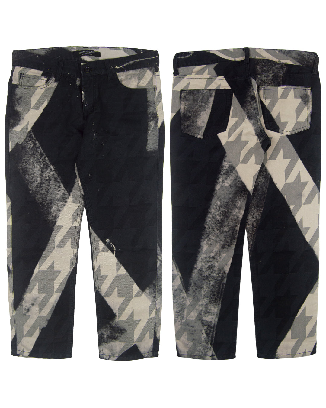 Junya Watanabe Geometric Cropped Pants