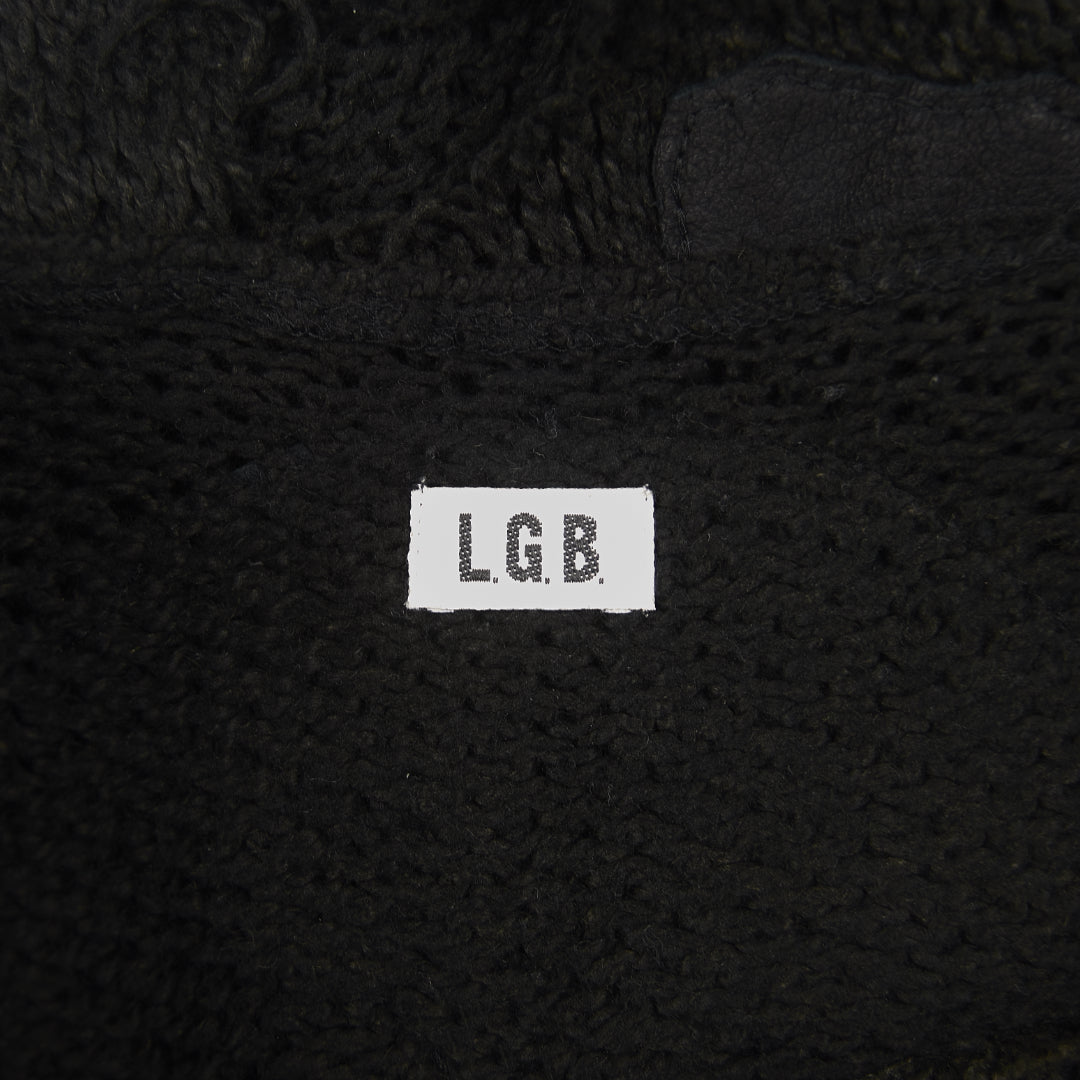 L.G.B. Leather Skull Knit Sweater