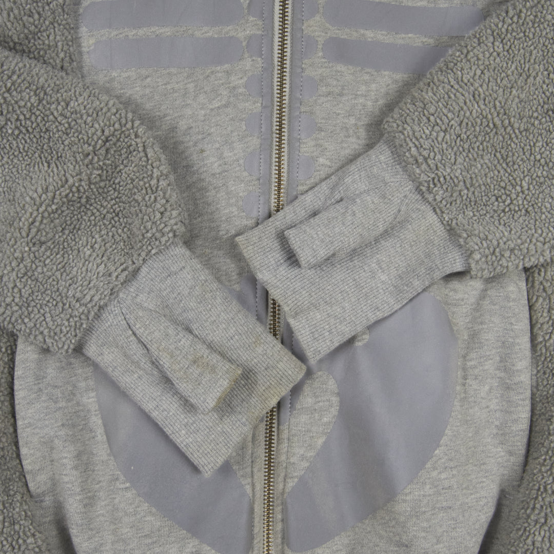 Né-Net Reflective Skeleton Bear Full-Zip Hoodie