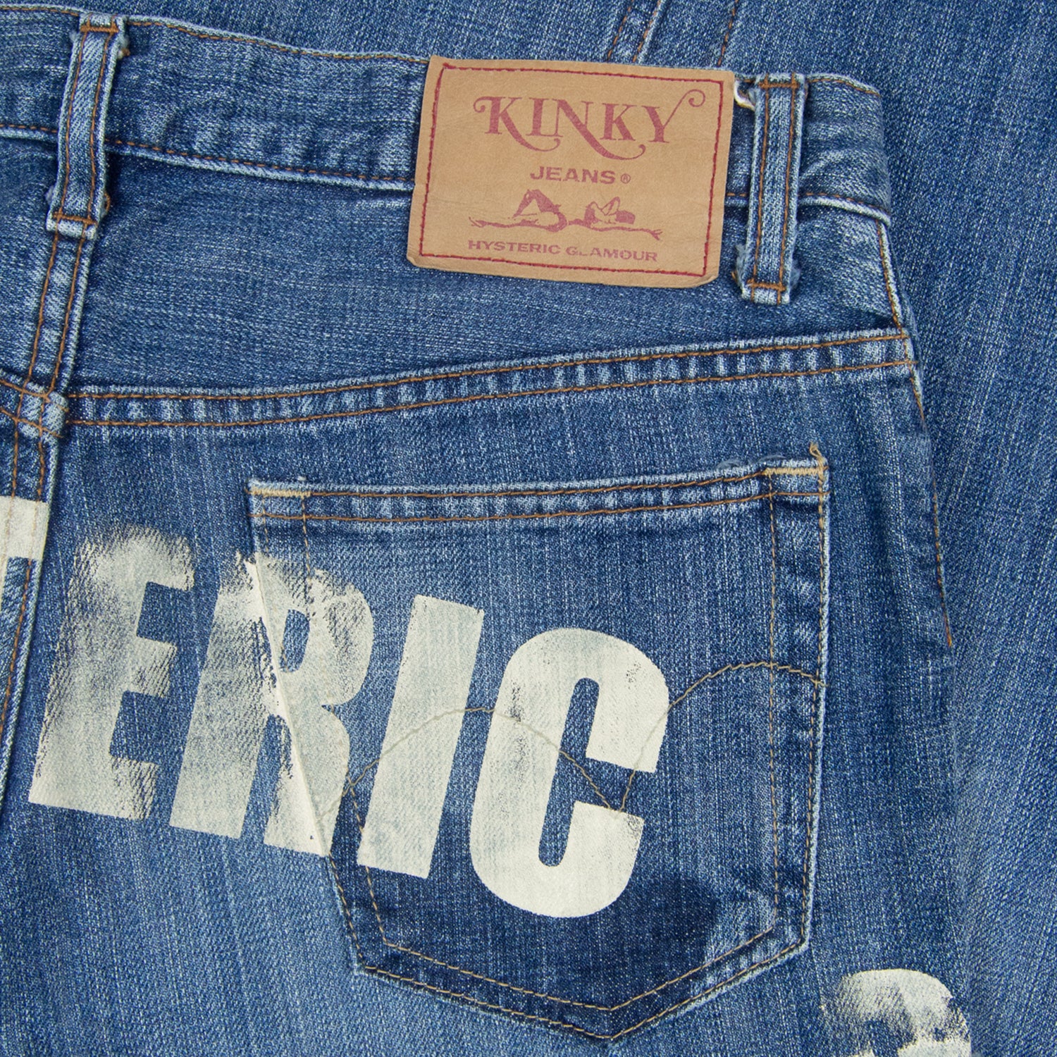 Hysteric Glamour Debbie Suzie Joan Patchwork Kinky Jeans – SaolMortem