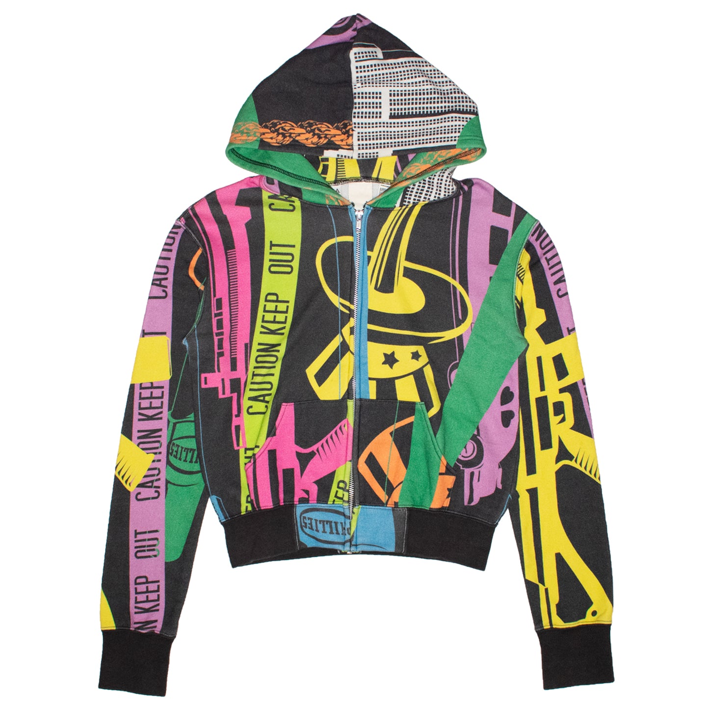 Phenomenon Caution Keep Out Zip-Up Hoodie – 2006