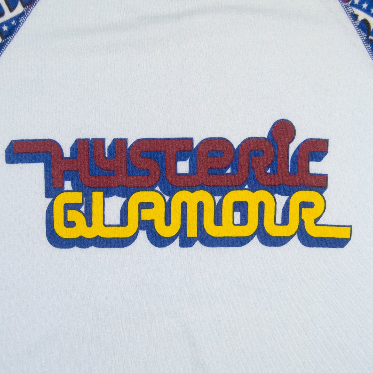 Hysteric Glamour Americana Logo French Terry Ringer Tee
