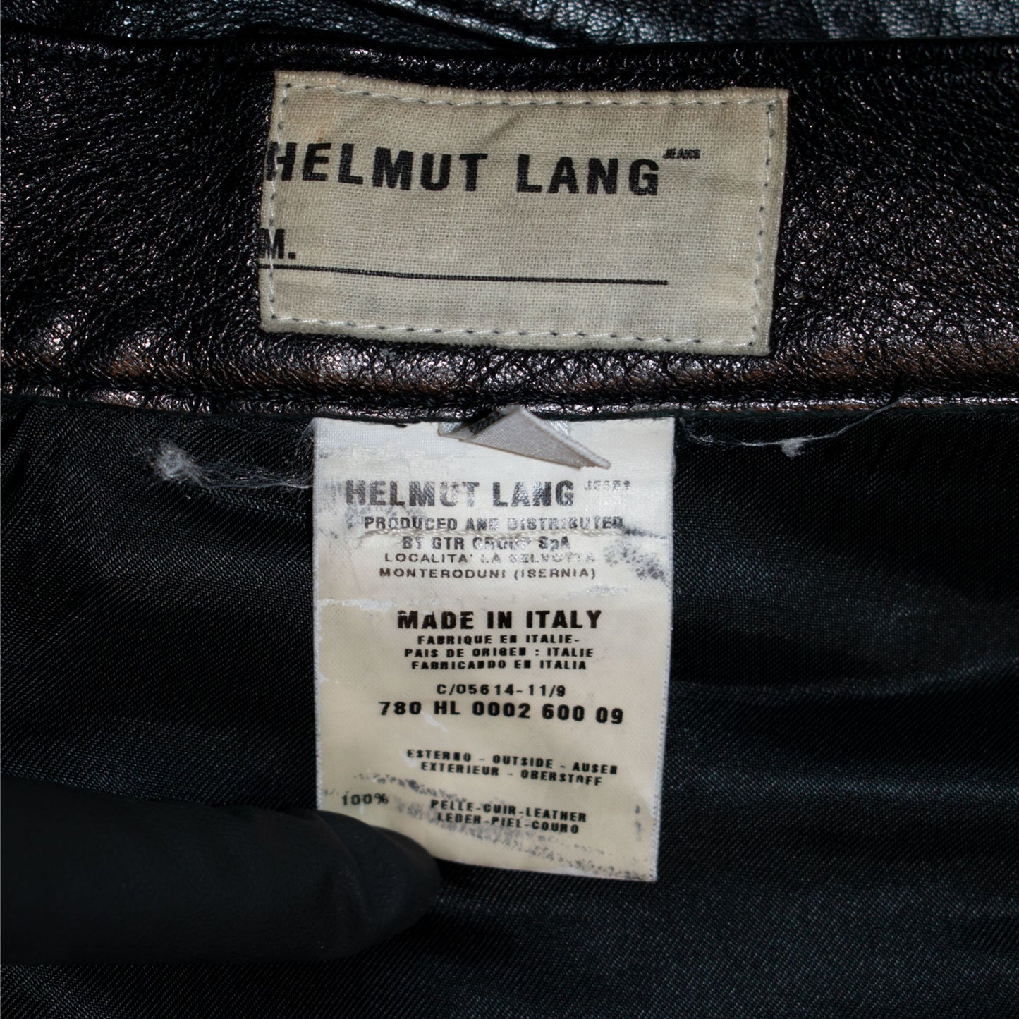 Helmut Lang Leather Pants - 1999