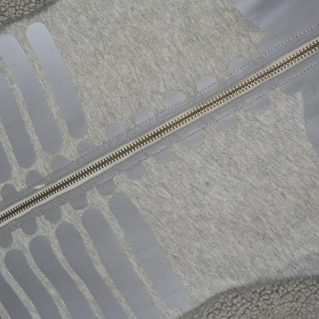 Né-Net Reflective Skeleton Bear Full-Zip Hoodie