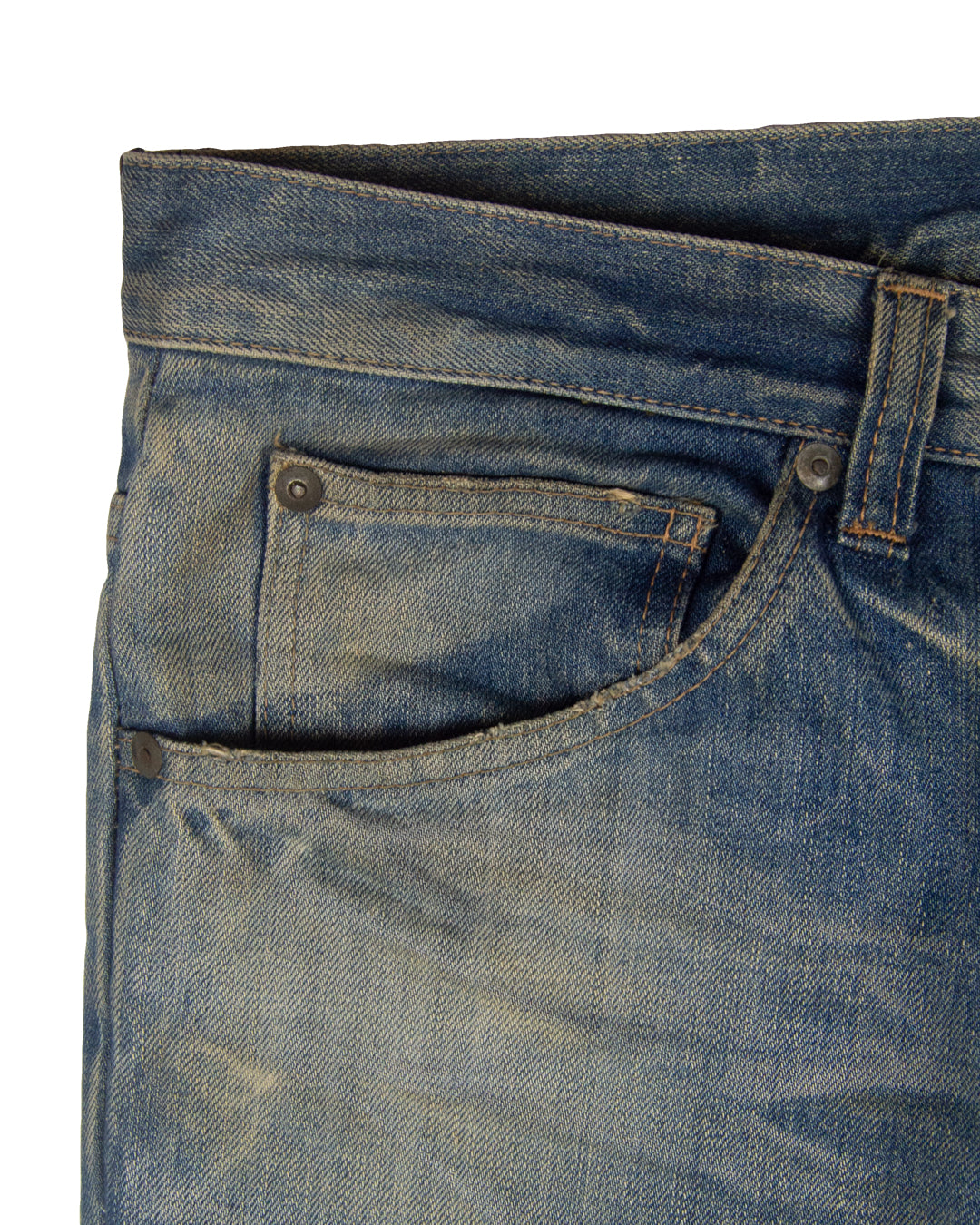 Isamu Katayama Backlash Distressed Rocker Denim
