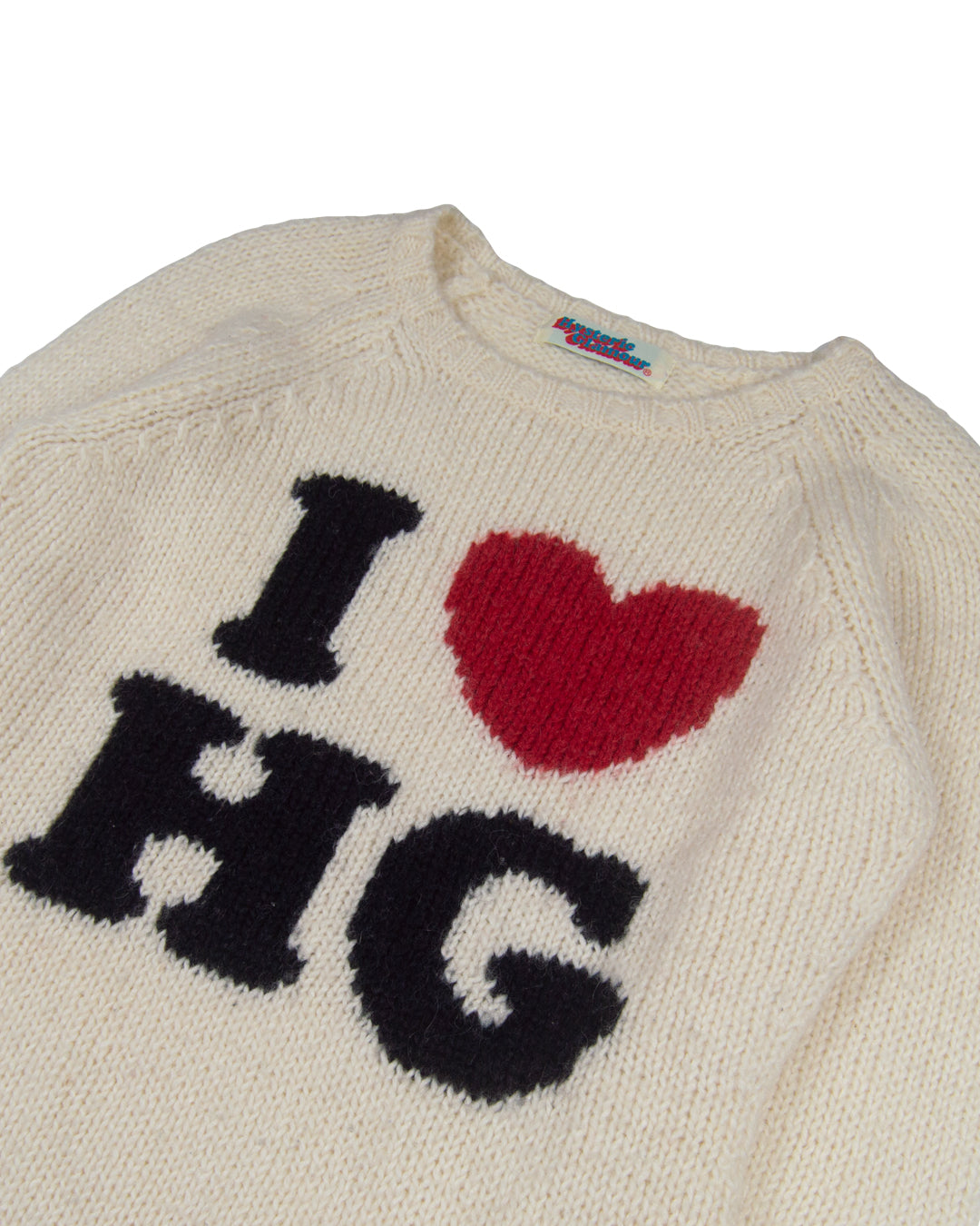 Hysteric Glamour I Love HG Mohair Knit Sweater
