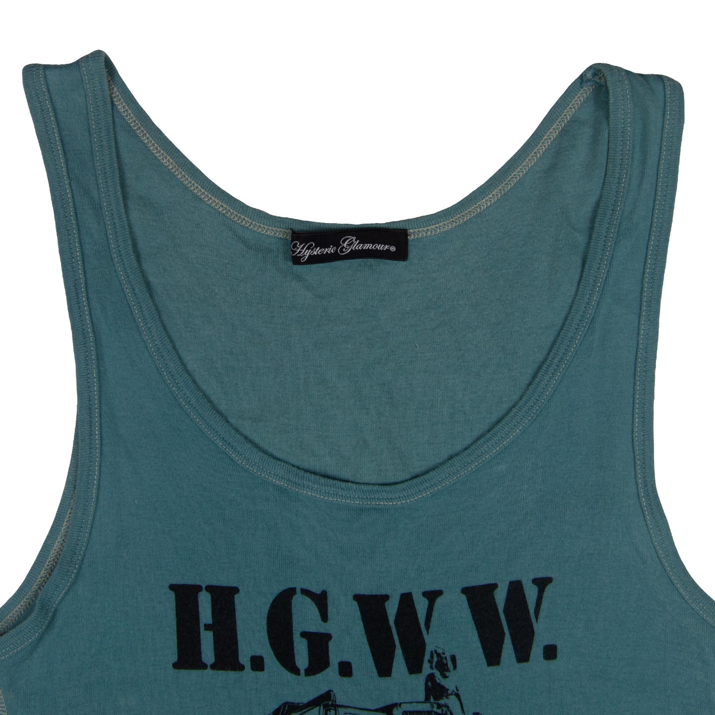 Hysteric Glamour Motor City Is Burning Tank Top