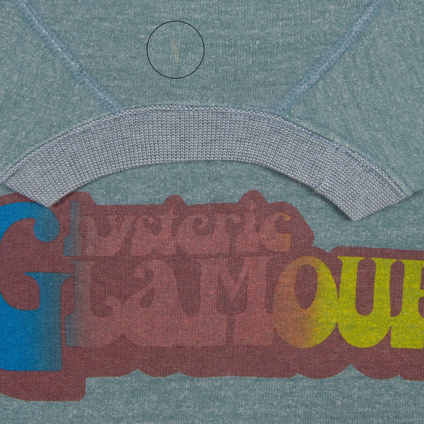 Hysteric Glamour Gradient Retro Logo Crewneck