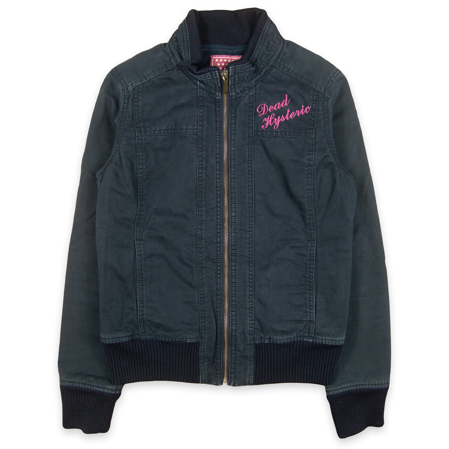 Hysteric Glamour Dead Hysteric Embroidered Paneled Jacket