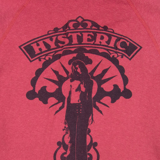 Hysteric Glamour Pin Up Logo Zip Up Hoodie