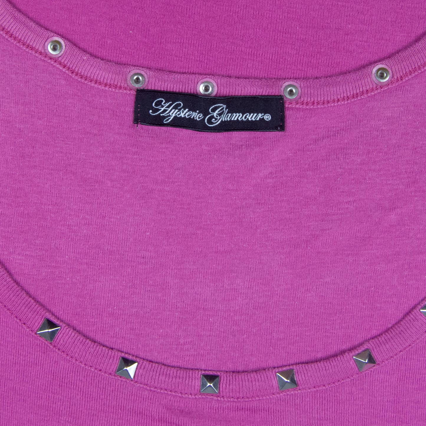 Hysteric Glamour Skull n Crossbones Studded Tank Top