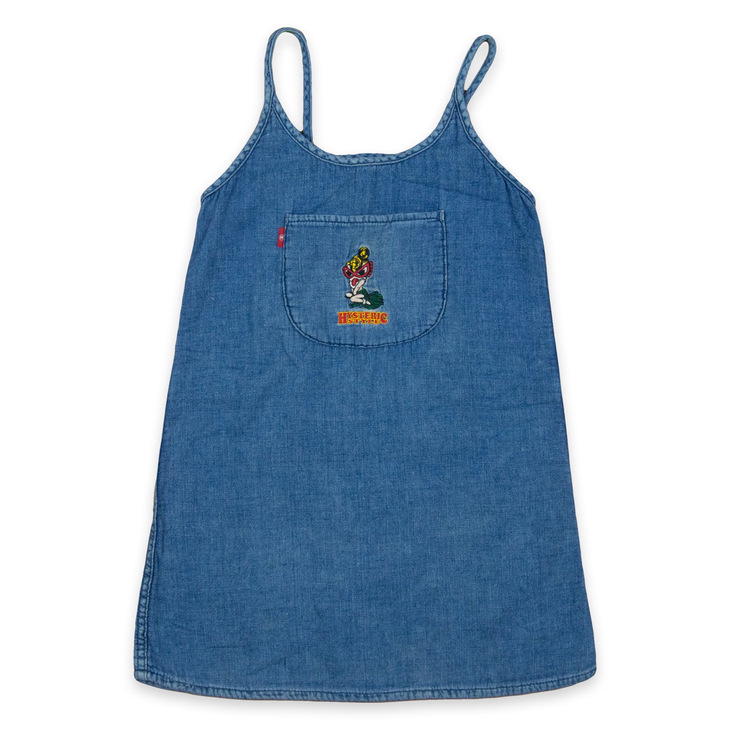 Hysteric Glamour Embroidered Denim Tank Top