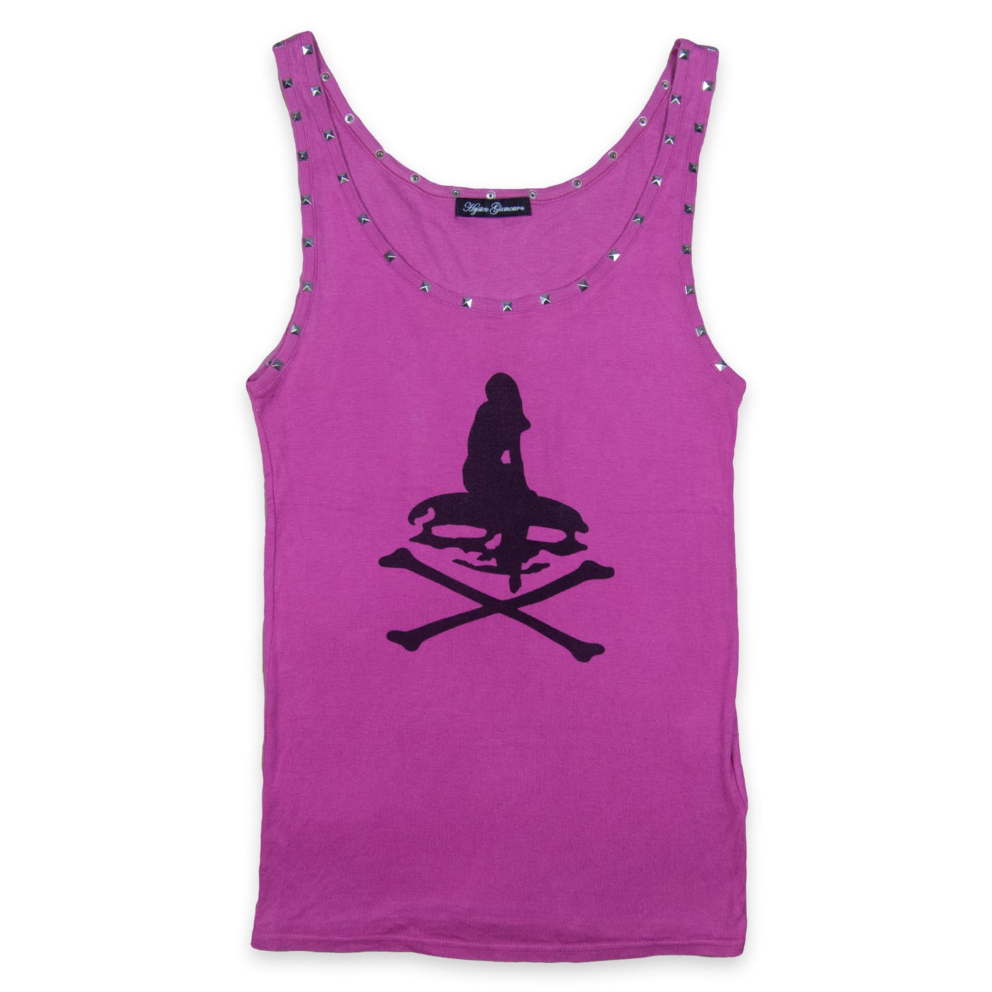 Hysteric Glamour Skull n Crossbones Studded Tank Top