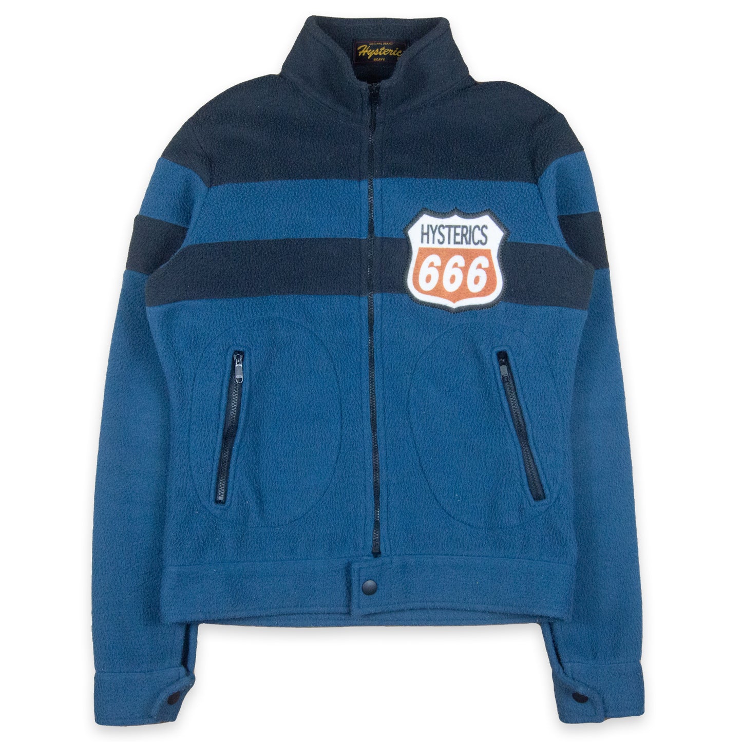 Hysteric Glamour Patchwork Fleece Jacket