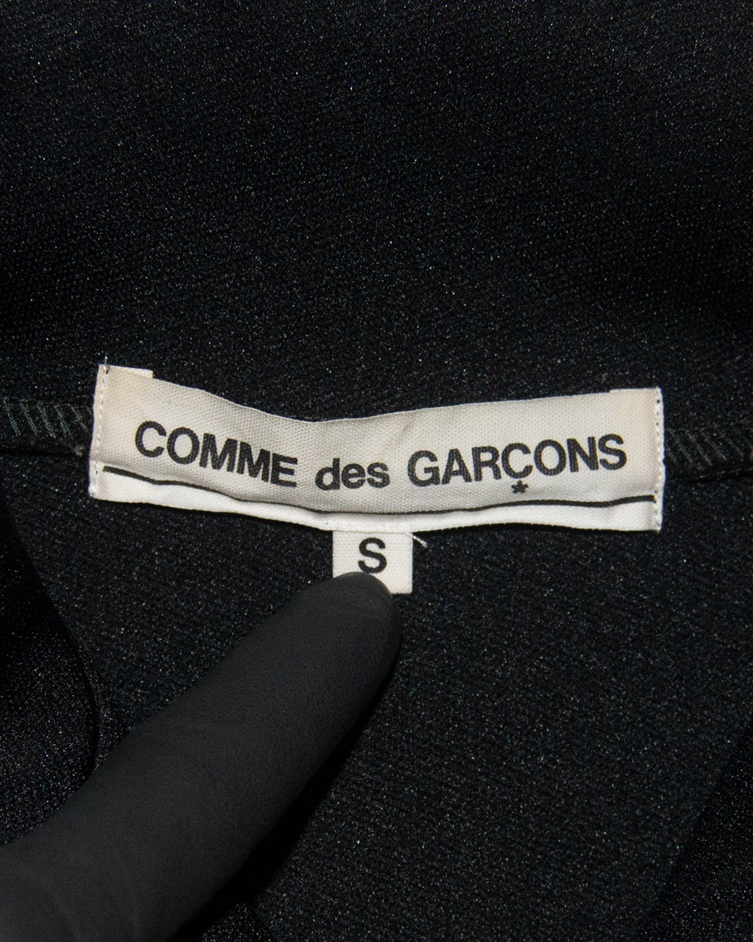 AD2009 BLACK COMME des GARCONS ジャケット Comme des Garçons Pinstripe Pocket Track Jacket – AD2009 – SaolMortem