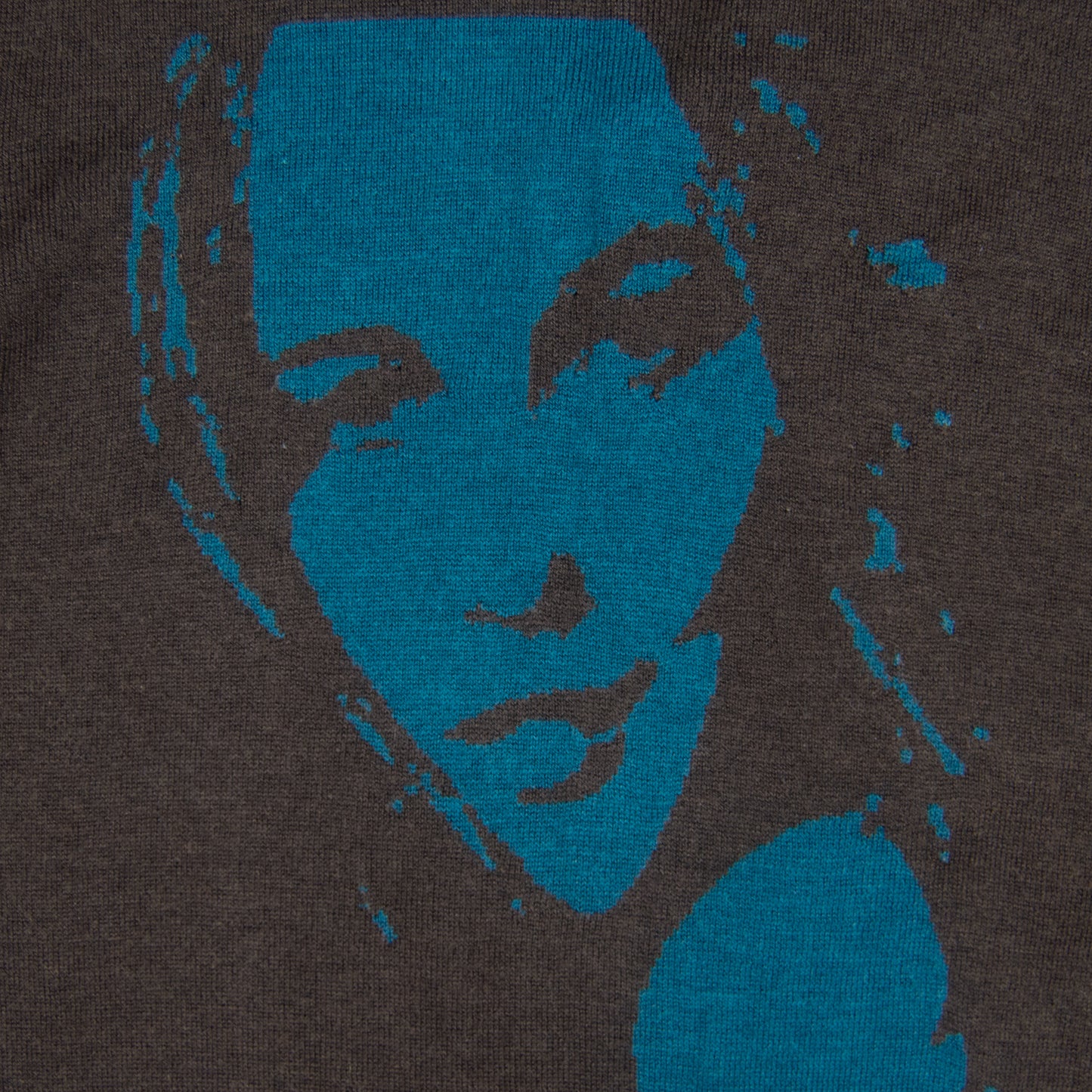 Hysteric Glamour Pin Up Logo Thin Knit Zip Up Hoodie