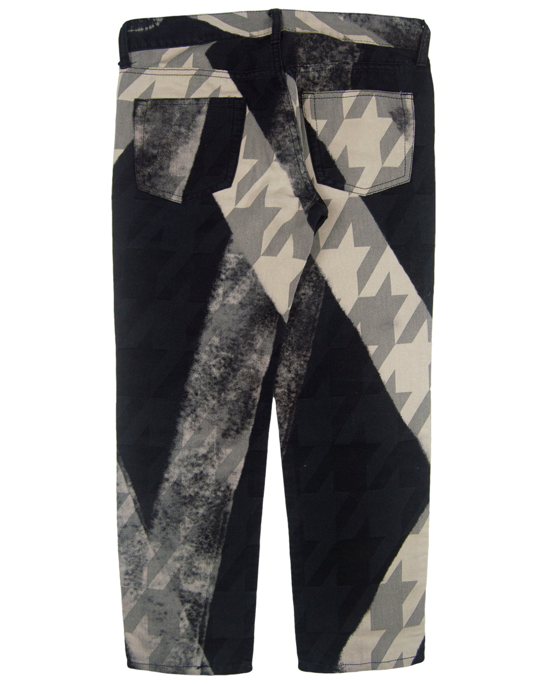 Junya Watanabe Geometric Cropped Pants