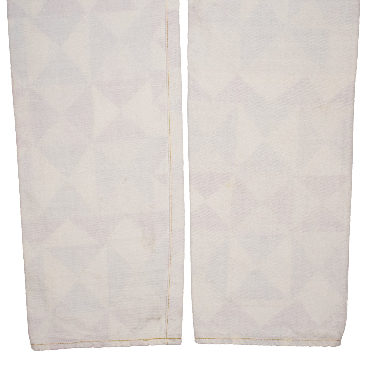 Kapital White Argyle Denim