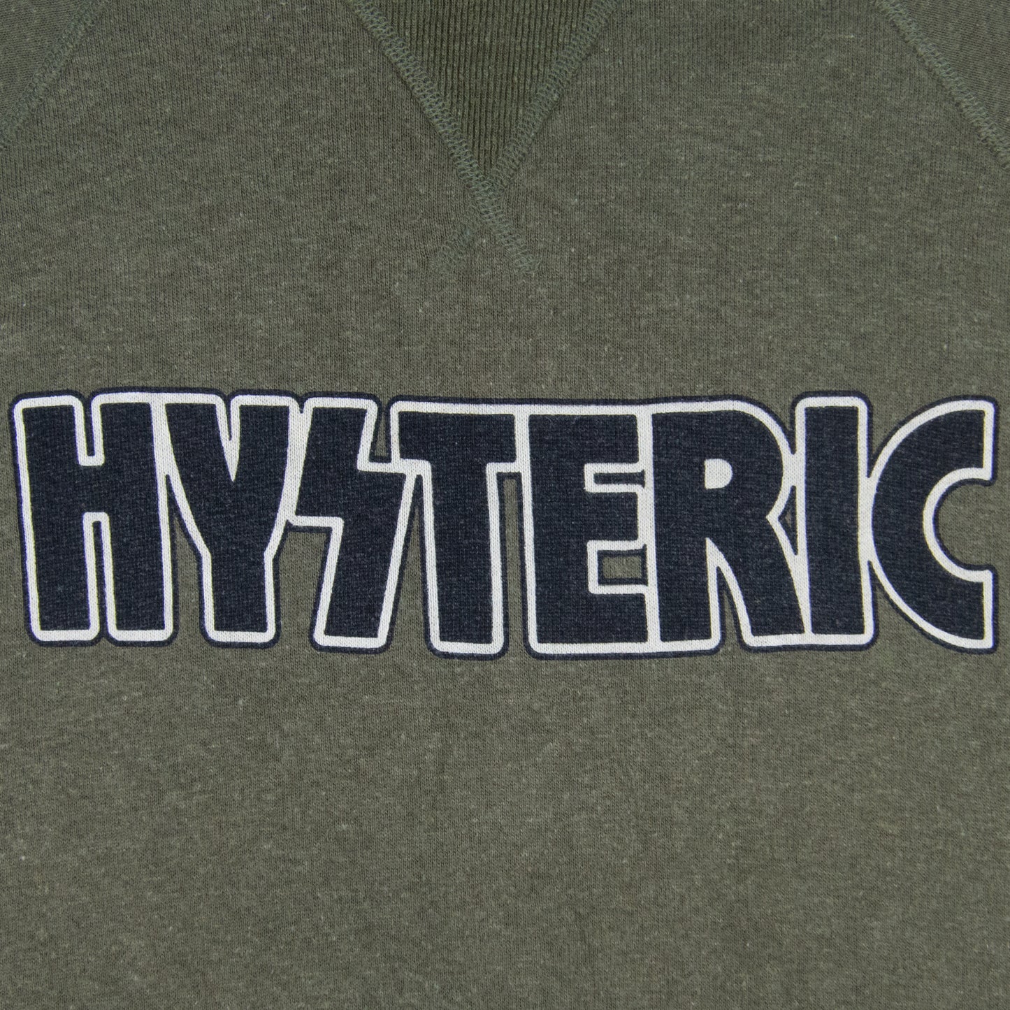 Hysteric Glamour Kiss Logo French Terry Ringer Tee