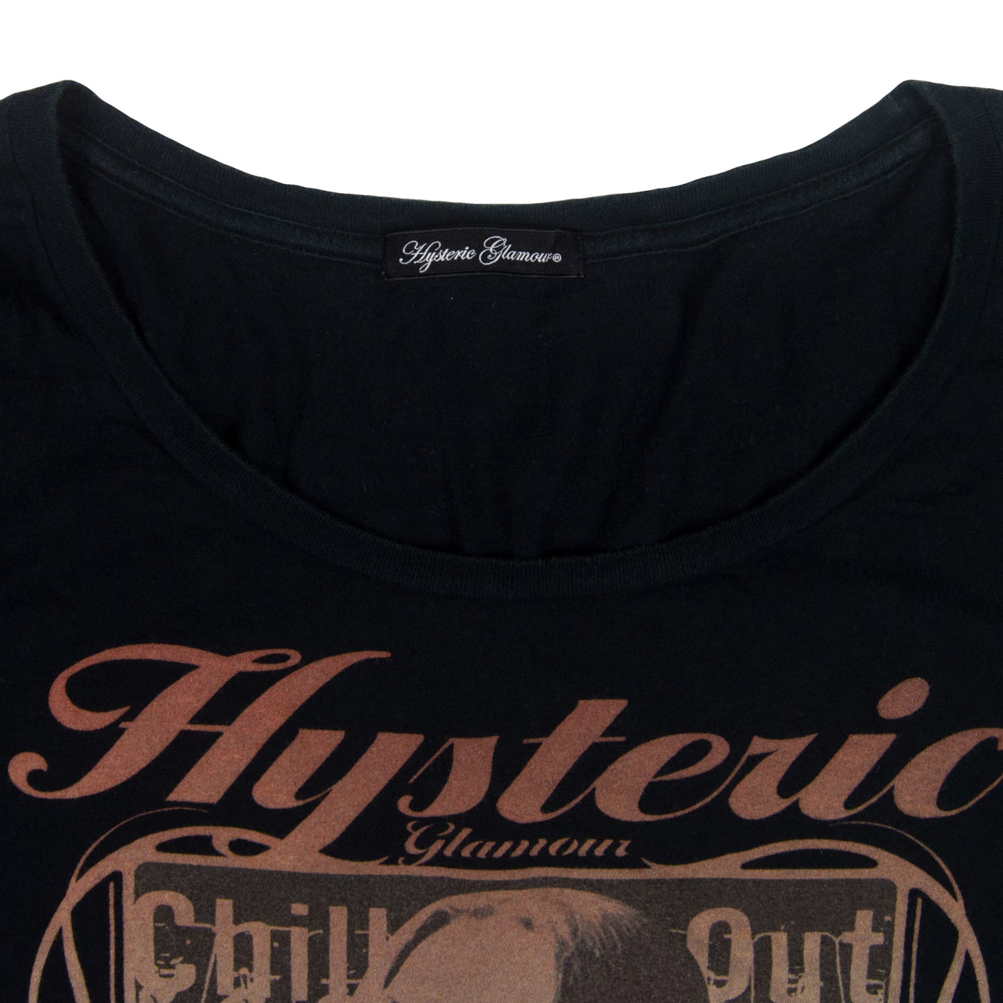 Hysteric Glamour Chill Out Graphic Long Sleeve Tee