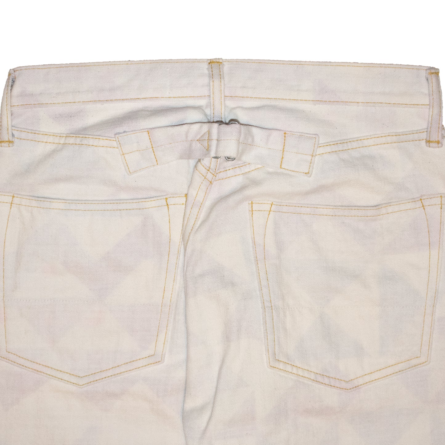 Kapital White Argyle Denim