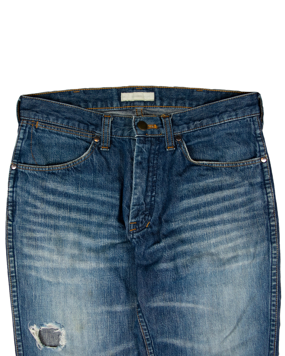 Number (N)ine Modern Age Distressed Patchwork Denim – SS02