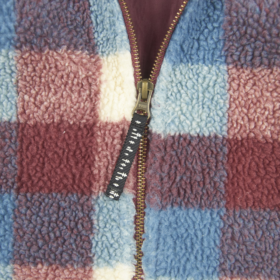 Né-Net Plaid Bear Fleece Hoodie