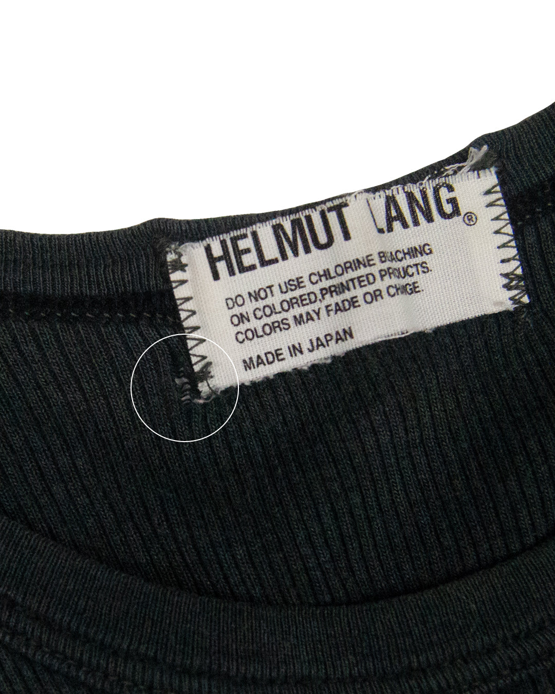 Helmut Lang Ribbed Tank Top – 2000