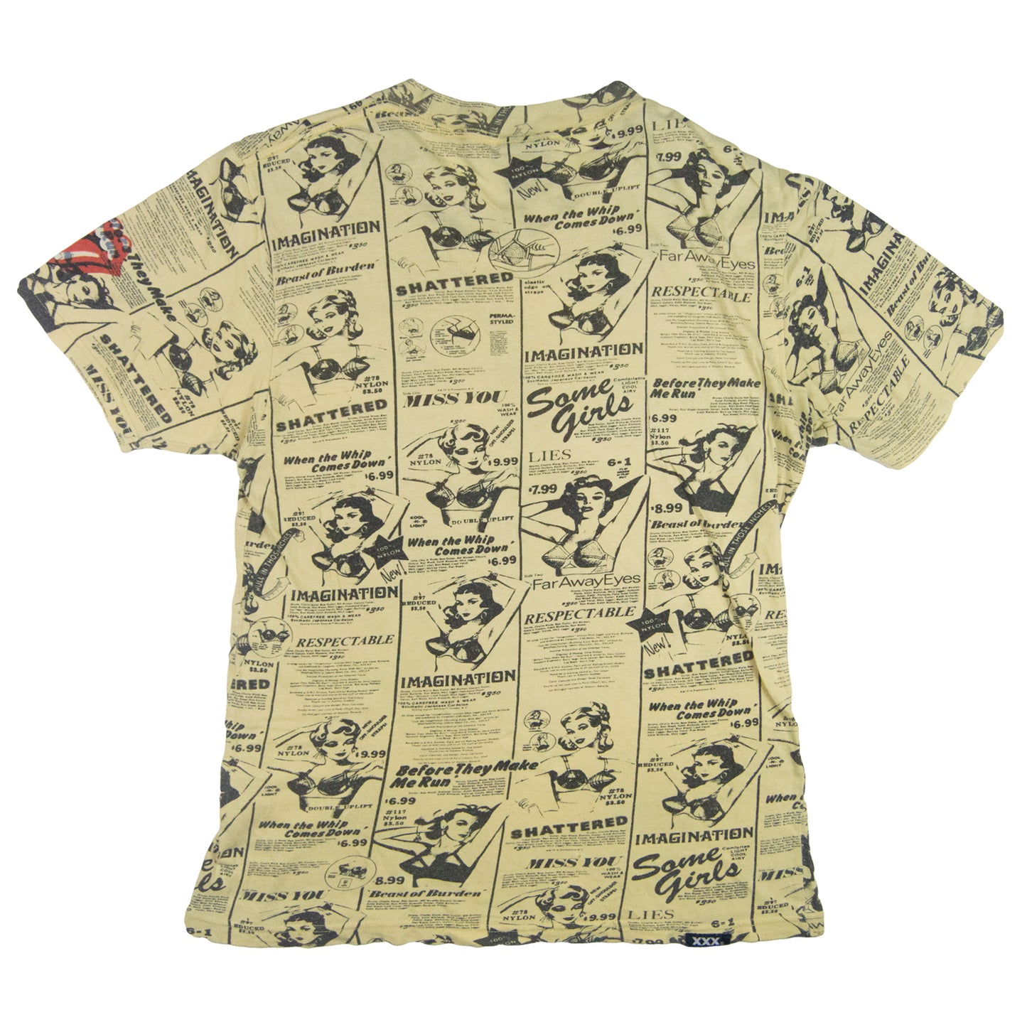 Hysteric Glamour x Rolling Stones All Over Print Tee